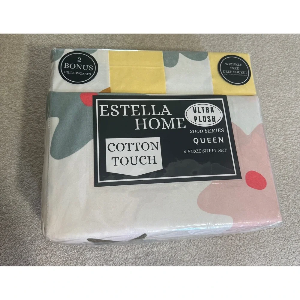 Estella Home Ultra‎ Plush 2000 Series Queen Sheet Set